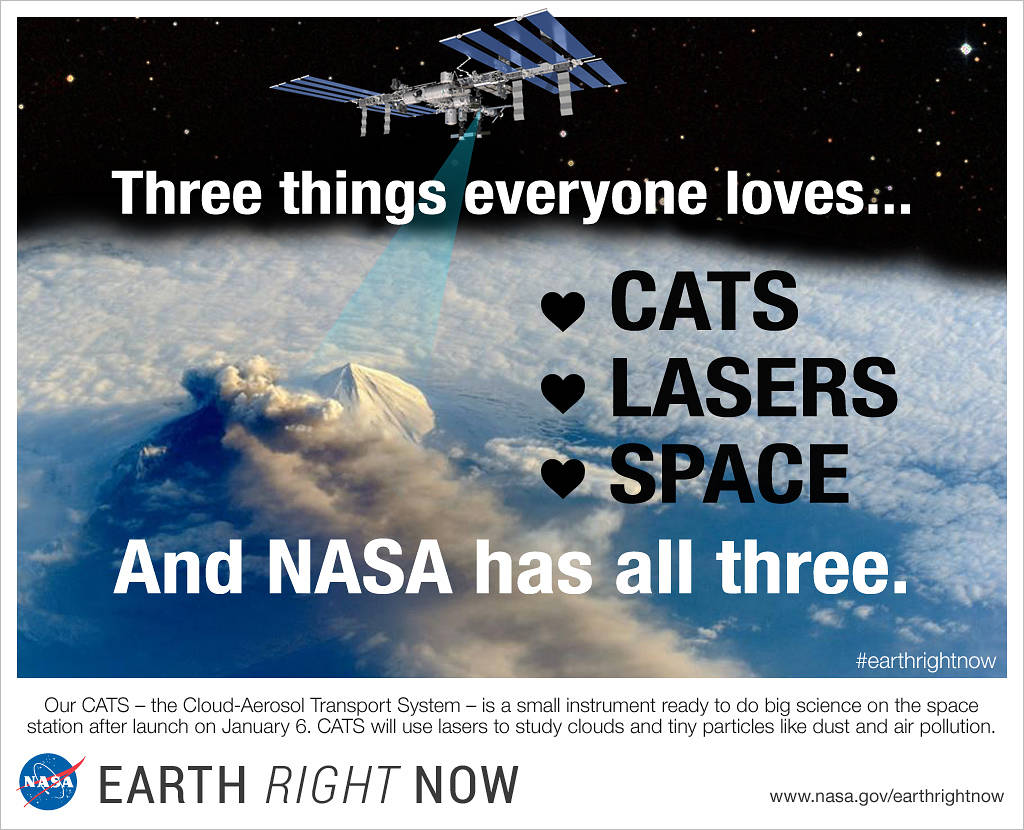 CATS, Lasers and Space
