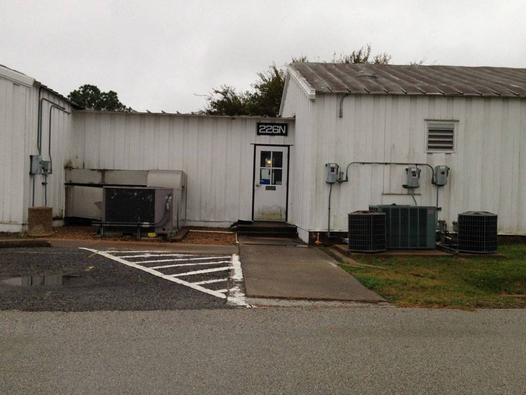 Side Connector and Entrance to Building 226 – Looking West