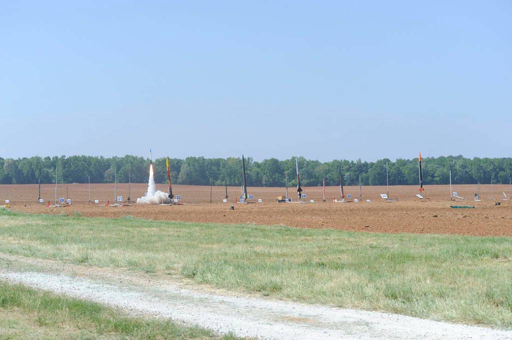 Rockets on Launch Pads