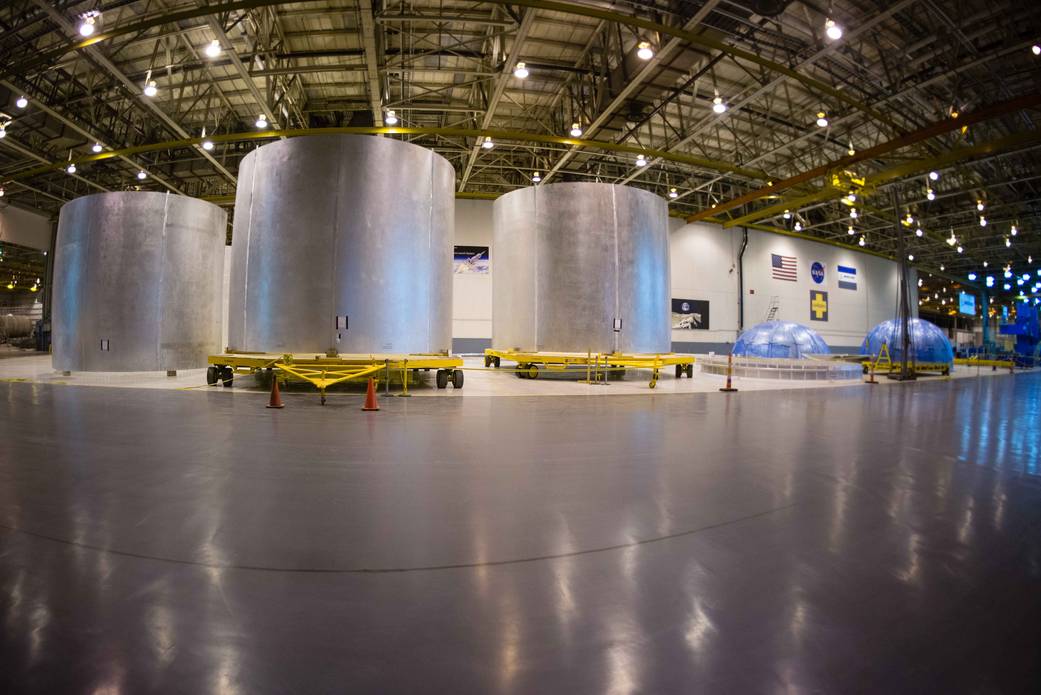 Ten barrels have been welded, including the first four LH2 qualification barrels, for the SLS core stage at NASA’s Michoud Ass