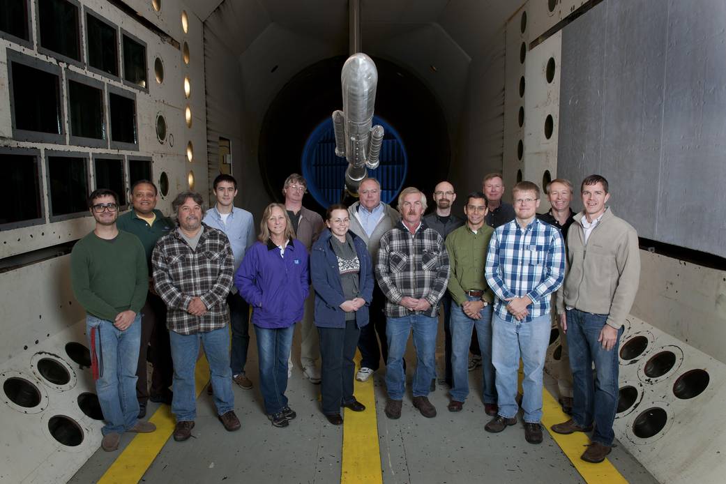 Members of the Aeroelasticity Branch of NASA's Langley Research Center