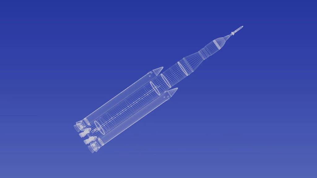 Artist Concept: Space Launch System Blueprint