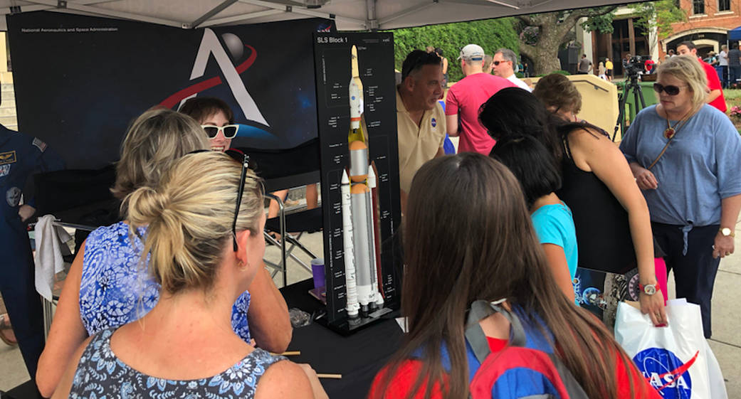 SLS Outreach at Apollo 11 50th Anniversary Celebration 