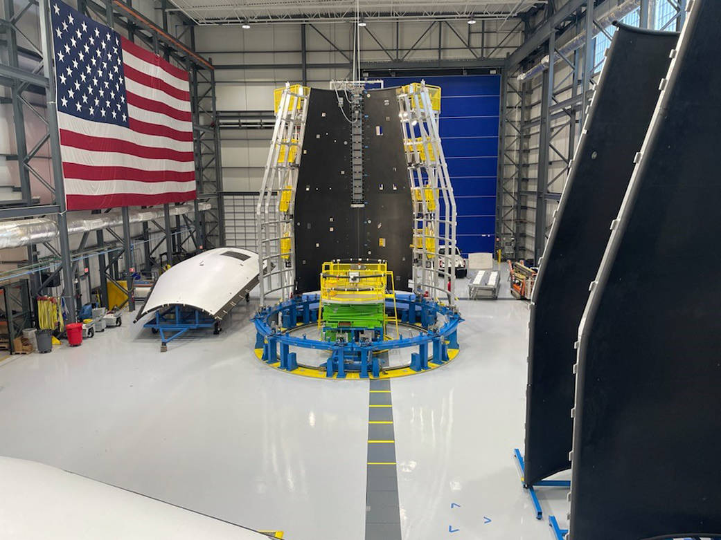 Engineers Assemble Universal Stage Adapter Test Article