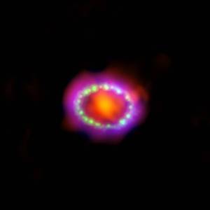 Supernova 1987A: A supernova in the Large Magellanic Cloud about 160,000 light years from Earth.
