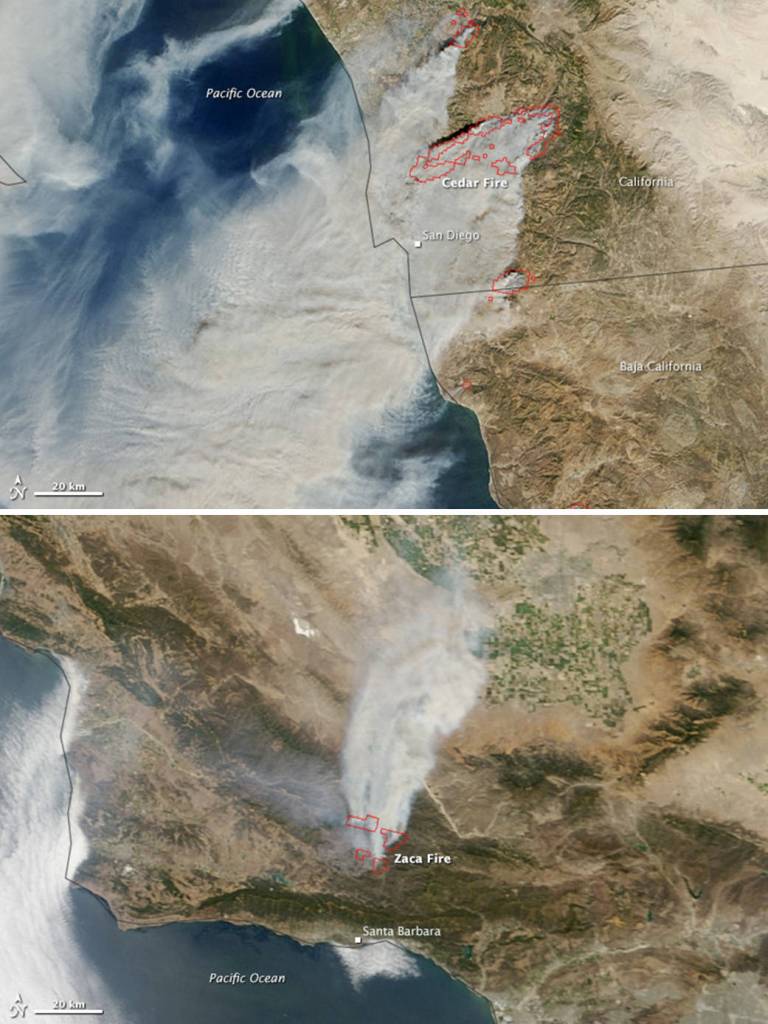 The Split Personality of SoCal Fires