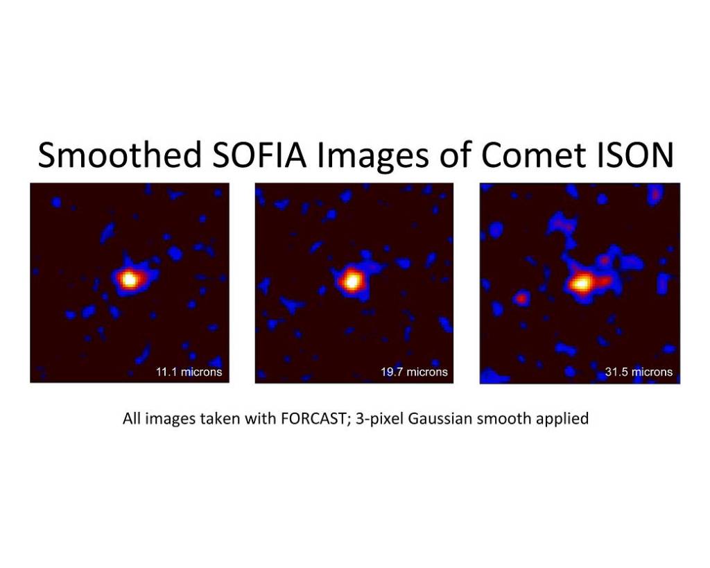 SOFIA Infrared Imagery of Comet ISON