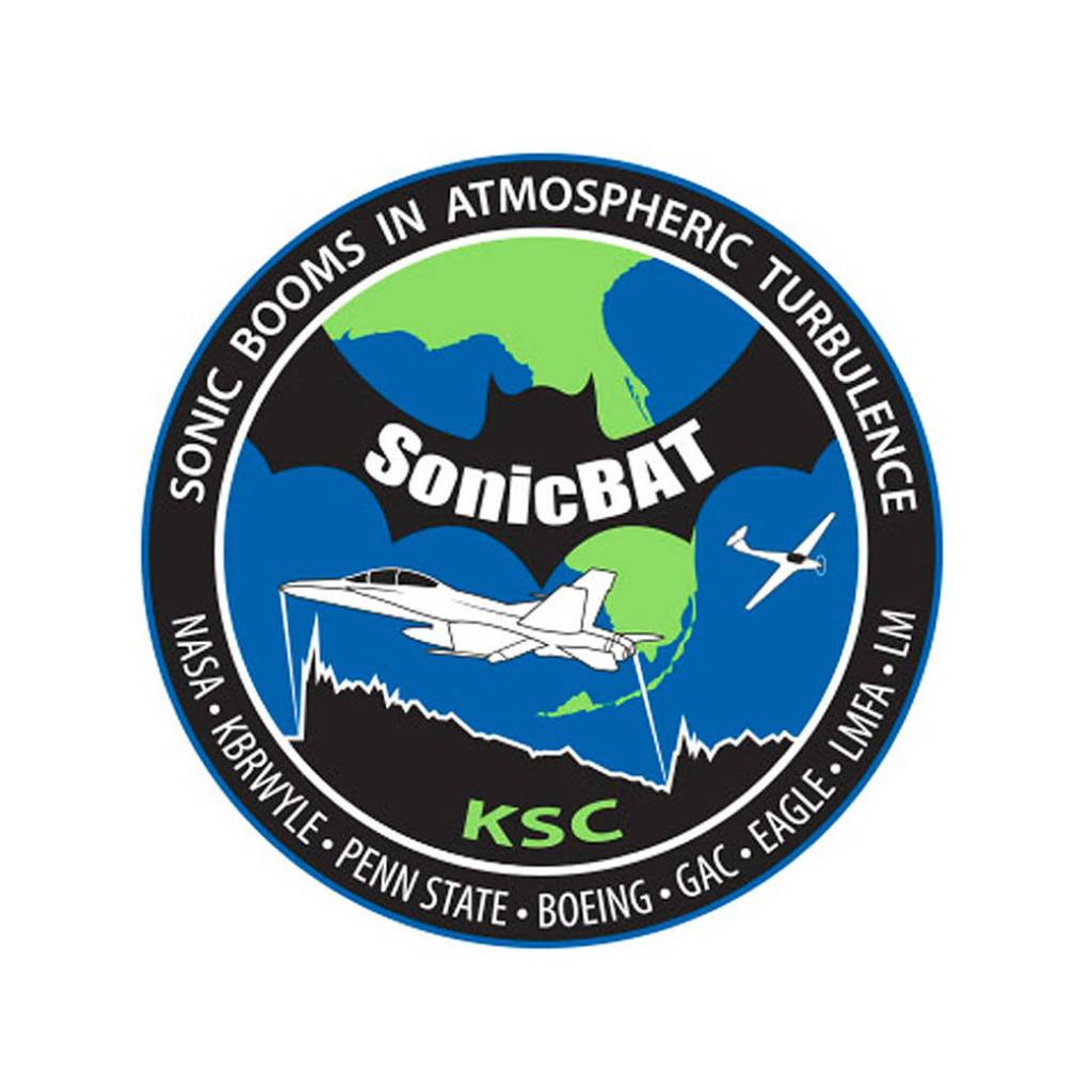 Logo: Sonic Booms in Atmospheric Turbulence (SonicBAT) – KSC deployment