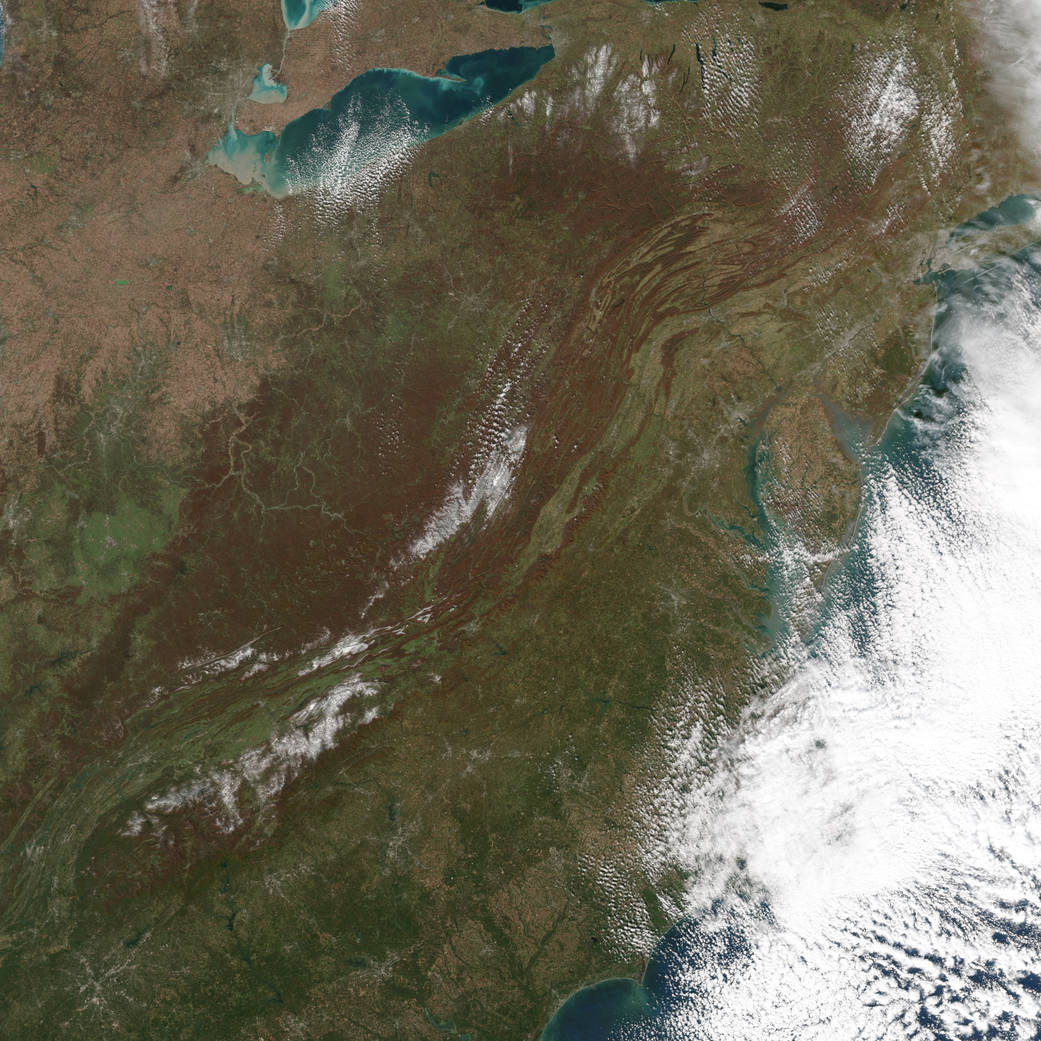 Southern Appalachian Mountain range, along the border of Tennessee, North Carolina, and South Carolina