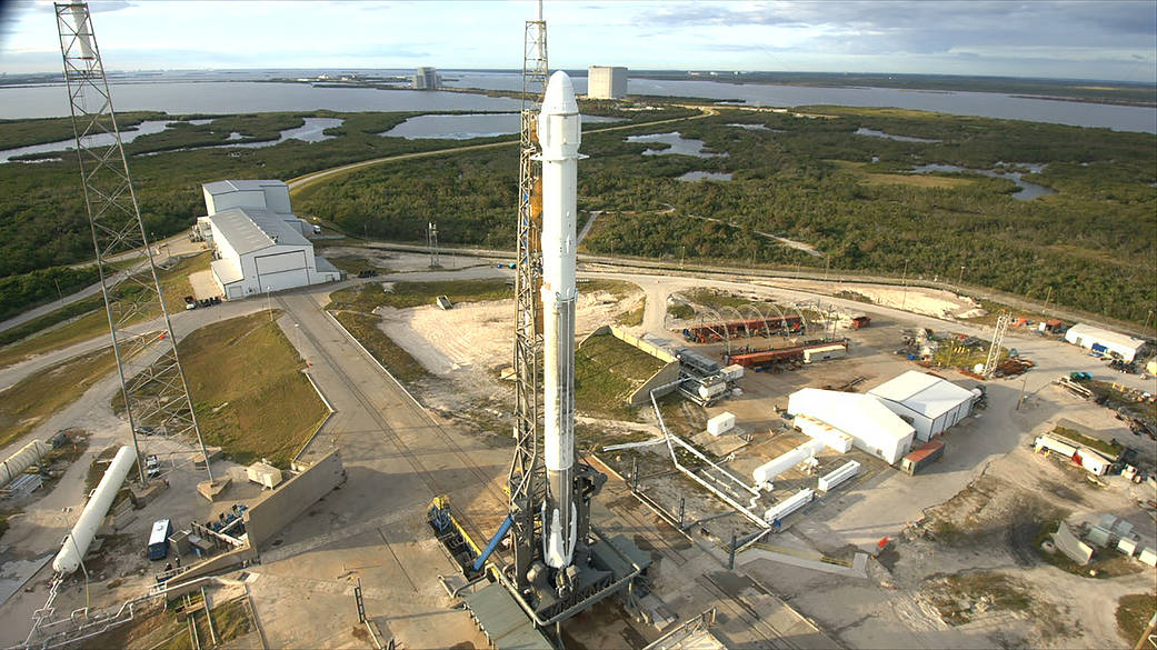 Falcon 9 Countdown Continues for SpaceX CRS-13