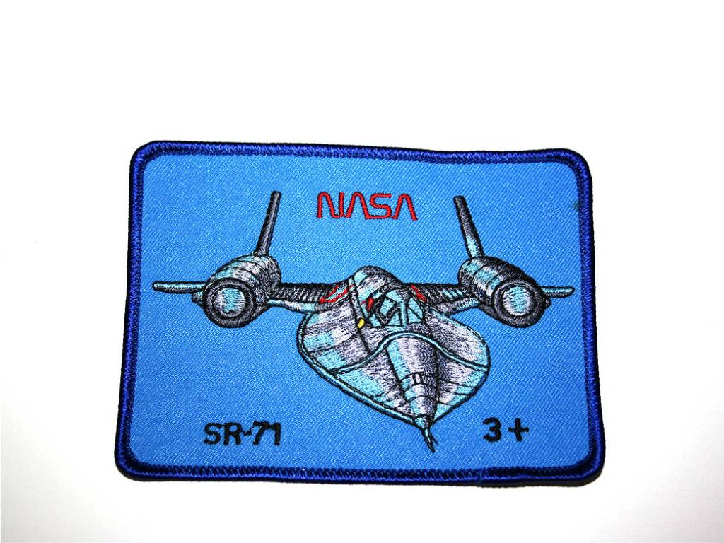 Patch: SR-71 Mach 3+ (worm logo)