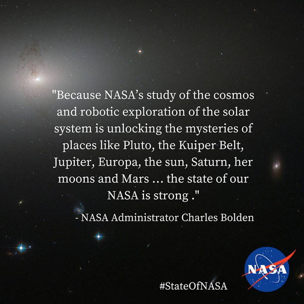 State of NASA 2016 – Solar System & Beyond