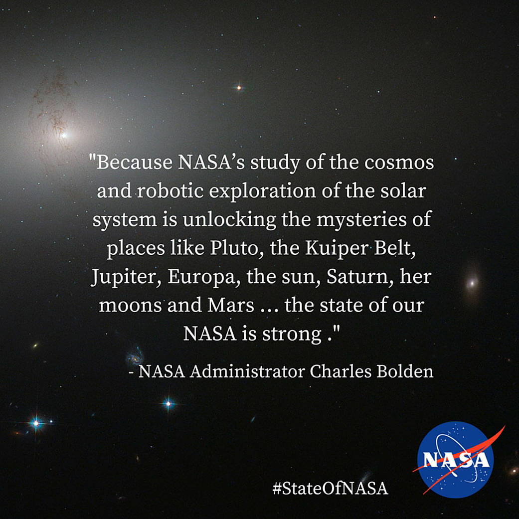 State of NASA 2016 – Solar System & Beyond