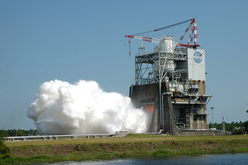 RS-25 test on August 13, 2015