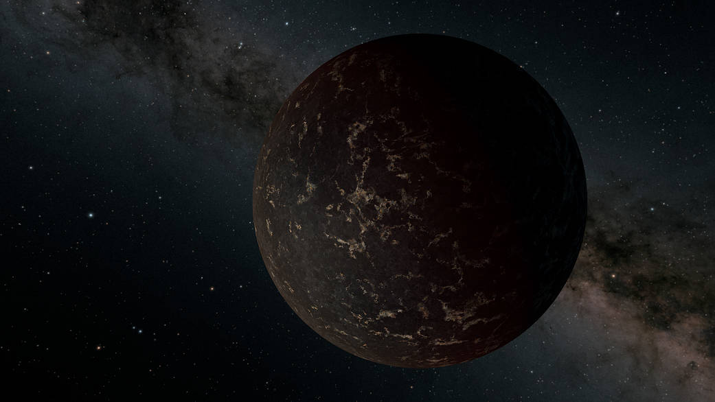 exoplanet LHS 3844b