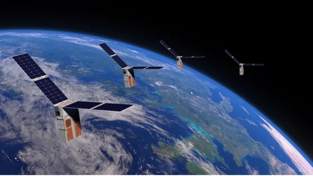 Starling swarm satellites concept