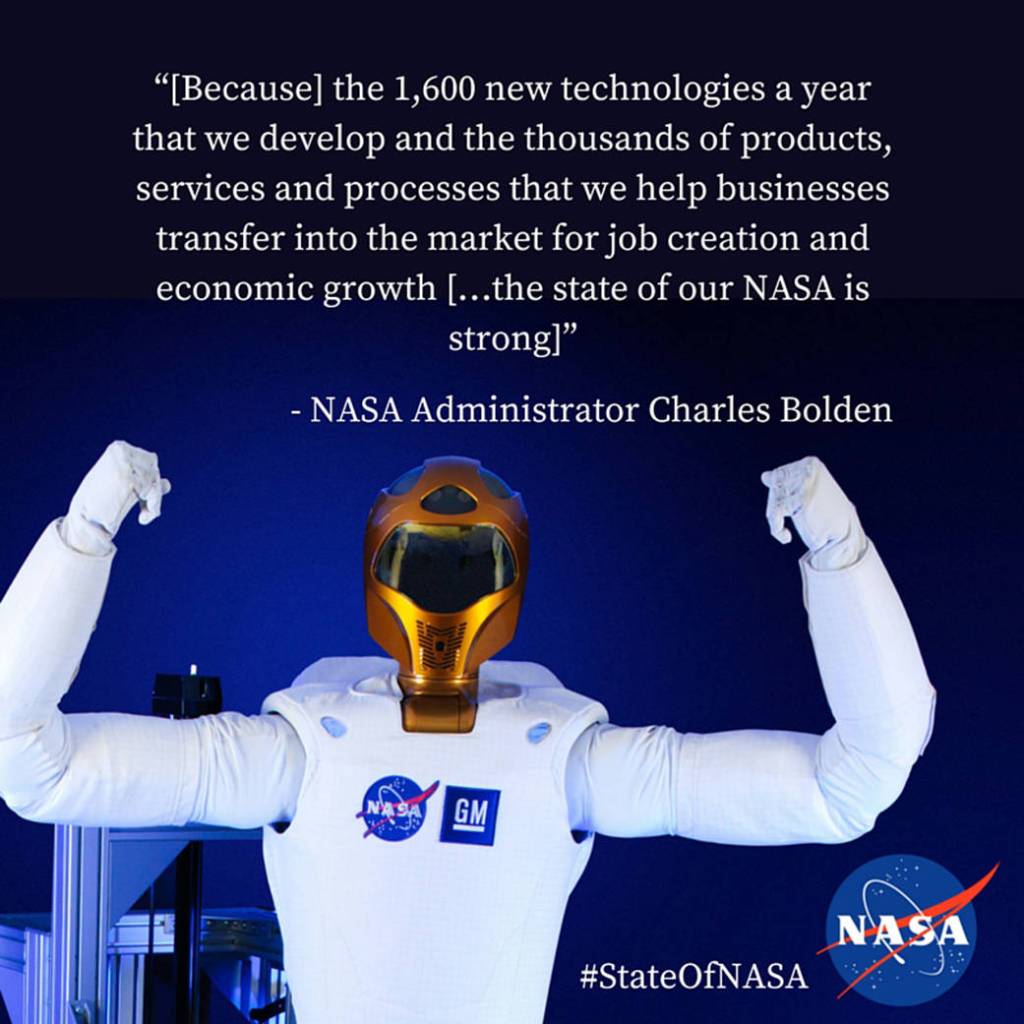 The State of NASA is Strong