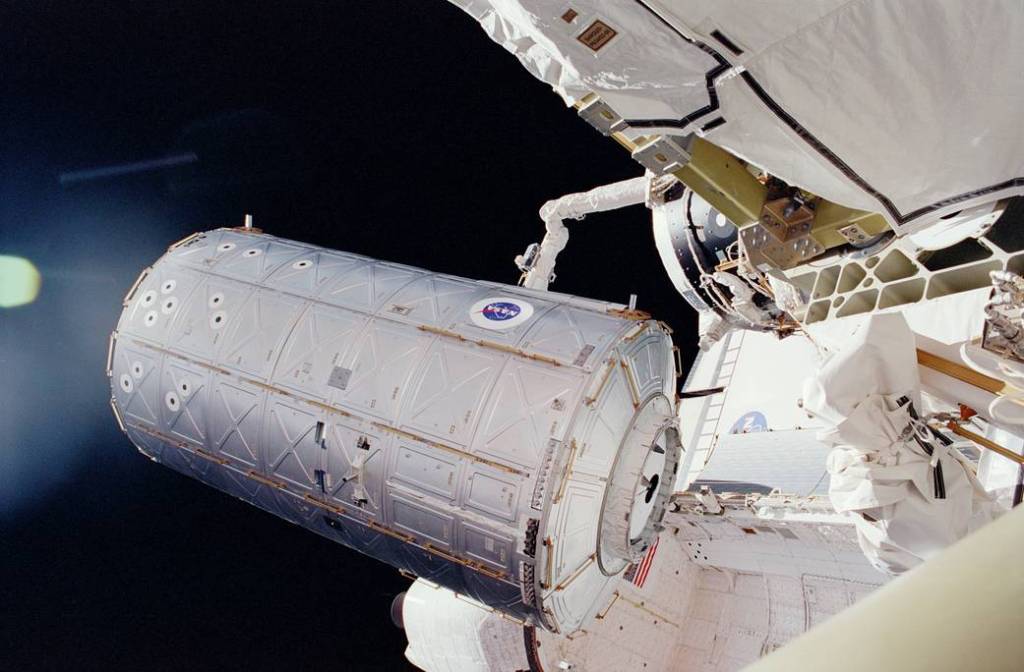 Destiny Laboratory Attached to International Space Station