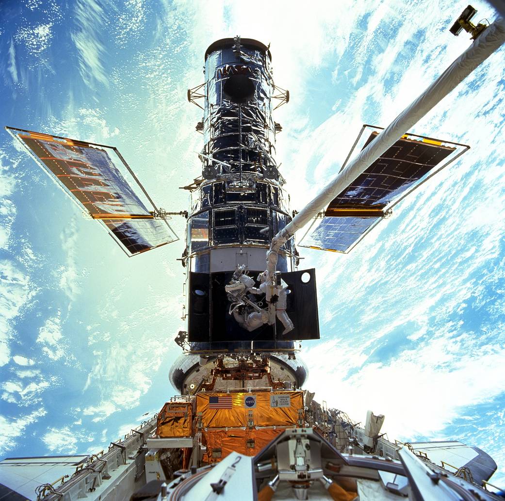 This week in 1999, space shuttle Discovery launched for an eight-day mission to service the Hubble Space Telescope.