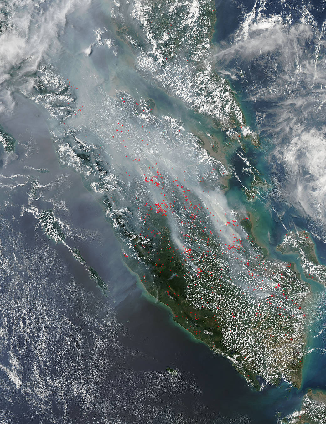 fires in Sumatra