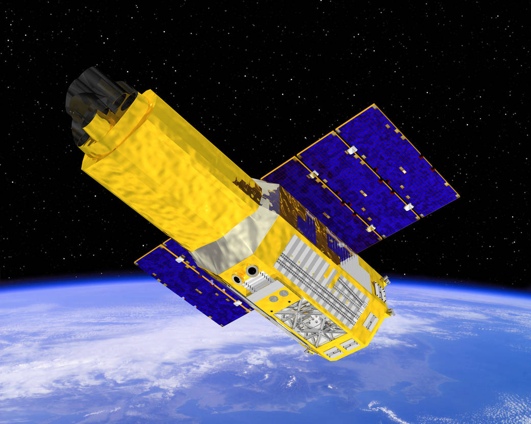 illustration of Suzaku spacecraft