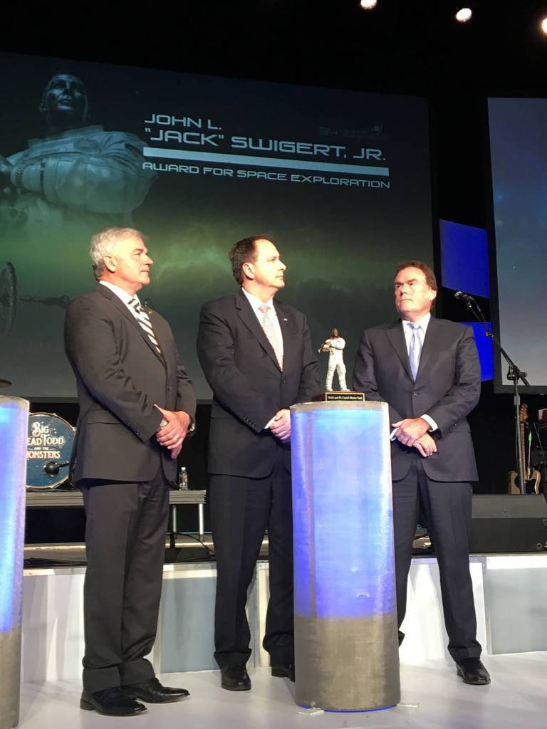 Acting Administrator Lightfoot Accepts Swigert Award on Behalf of Cassini Mission