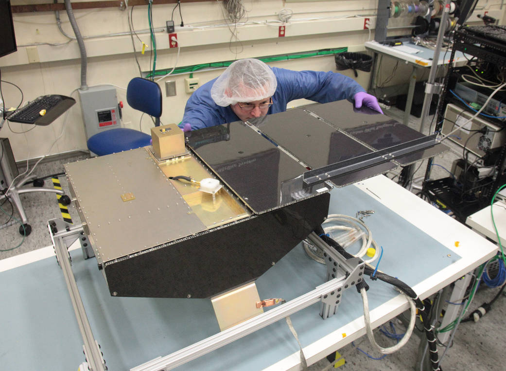 SwRI technicians assemble, integrate CYGNSS engineering model