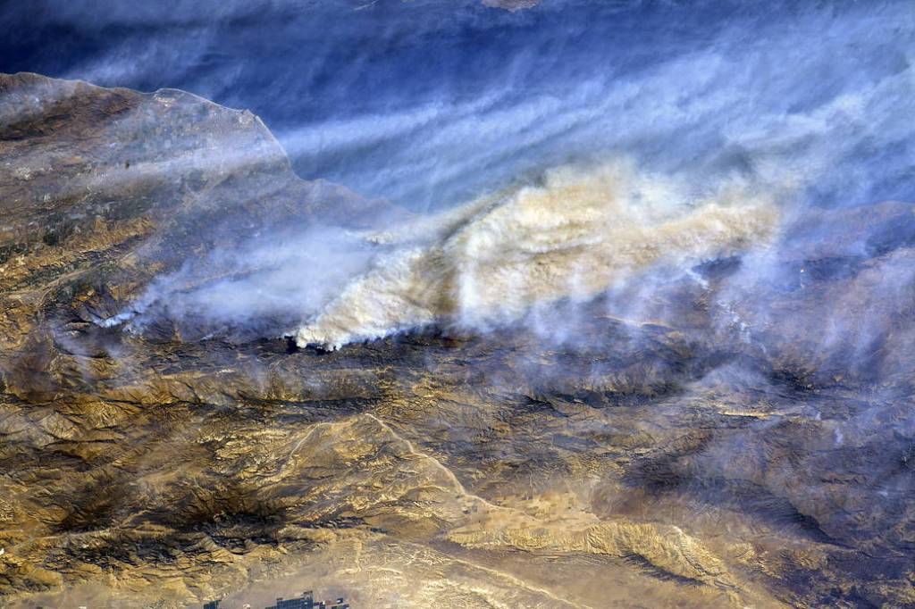 Space Station’s Dec. 8 View of California Fires