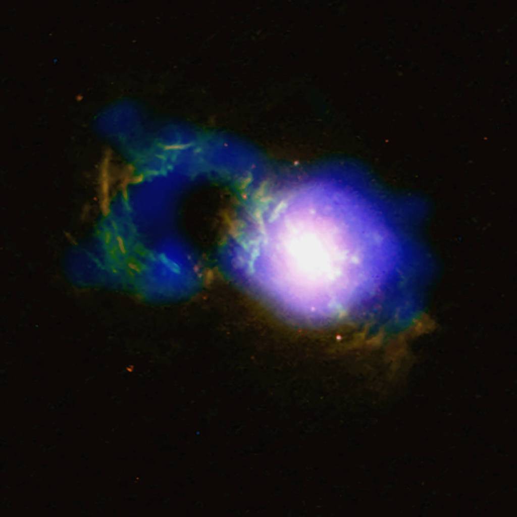 Storm Rages in Cosmic Teacup
