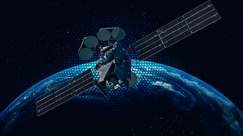 Illustration of Intelsat 40E, TEMPO’s commercial satellite host. 