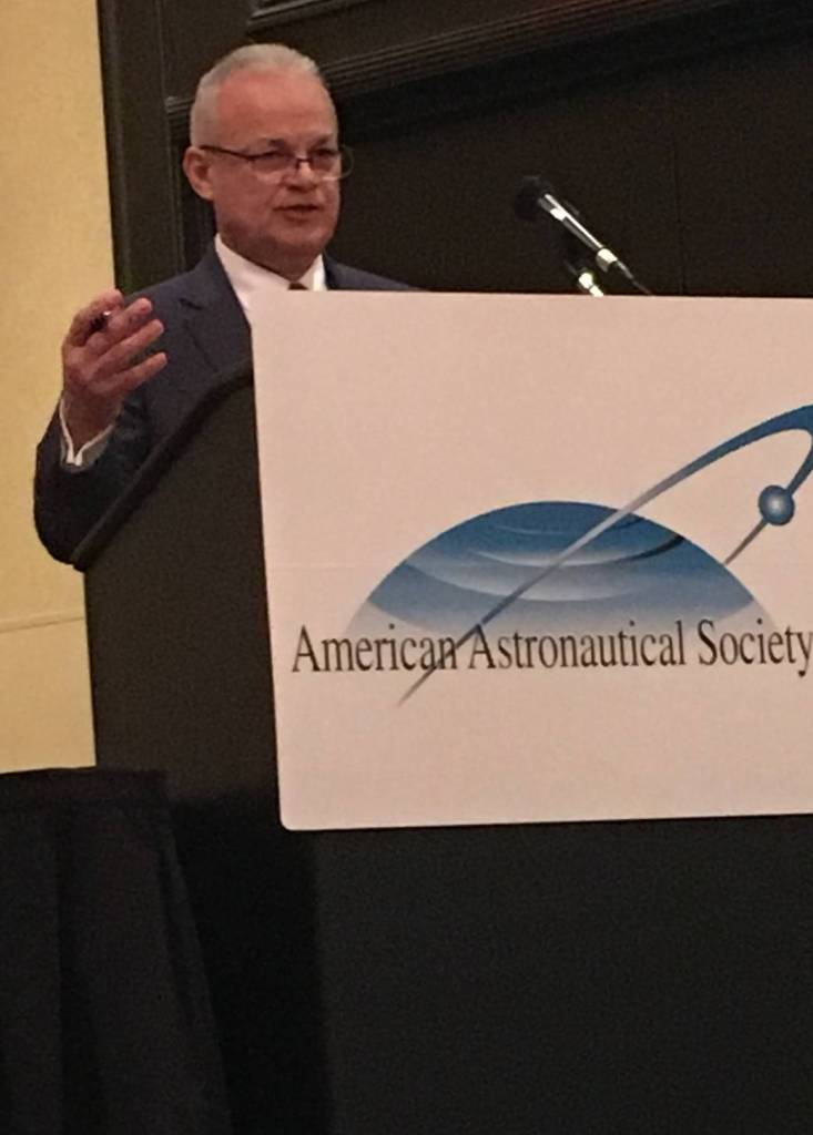 NASA Chief Technologist Douglas Terrier Moderates A Discussion During the AAS 55th Robert H. Goddard Memorial Symposium
