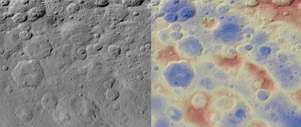 Kwanzaa Tholus on Ceres