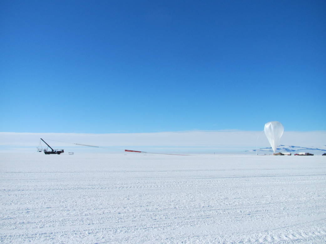 SuperTIGER prepared for launch in Antarctica.