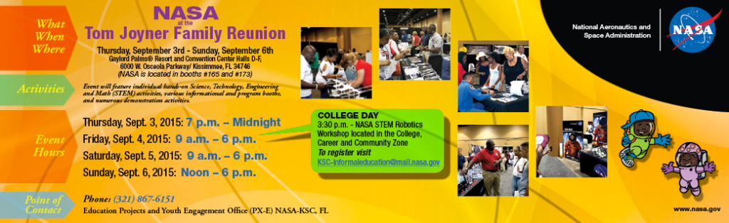 NASA at the Tom Joyner Family Reunion