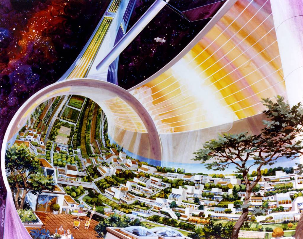 Retrofuturistic NASA Space Art