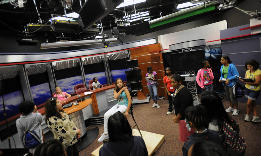 photo of SISTERS program activities at NASA Goddard in 2012
