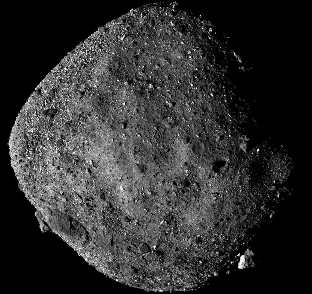 detailed image of asteroid