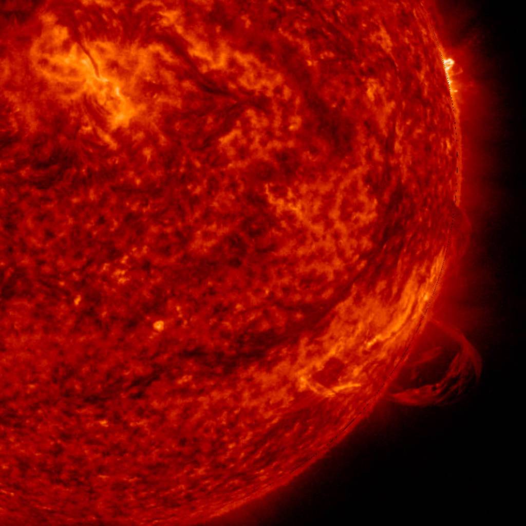 Two Filaments Break Away