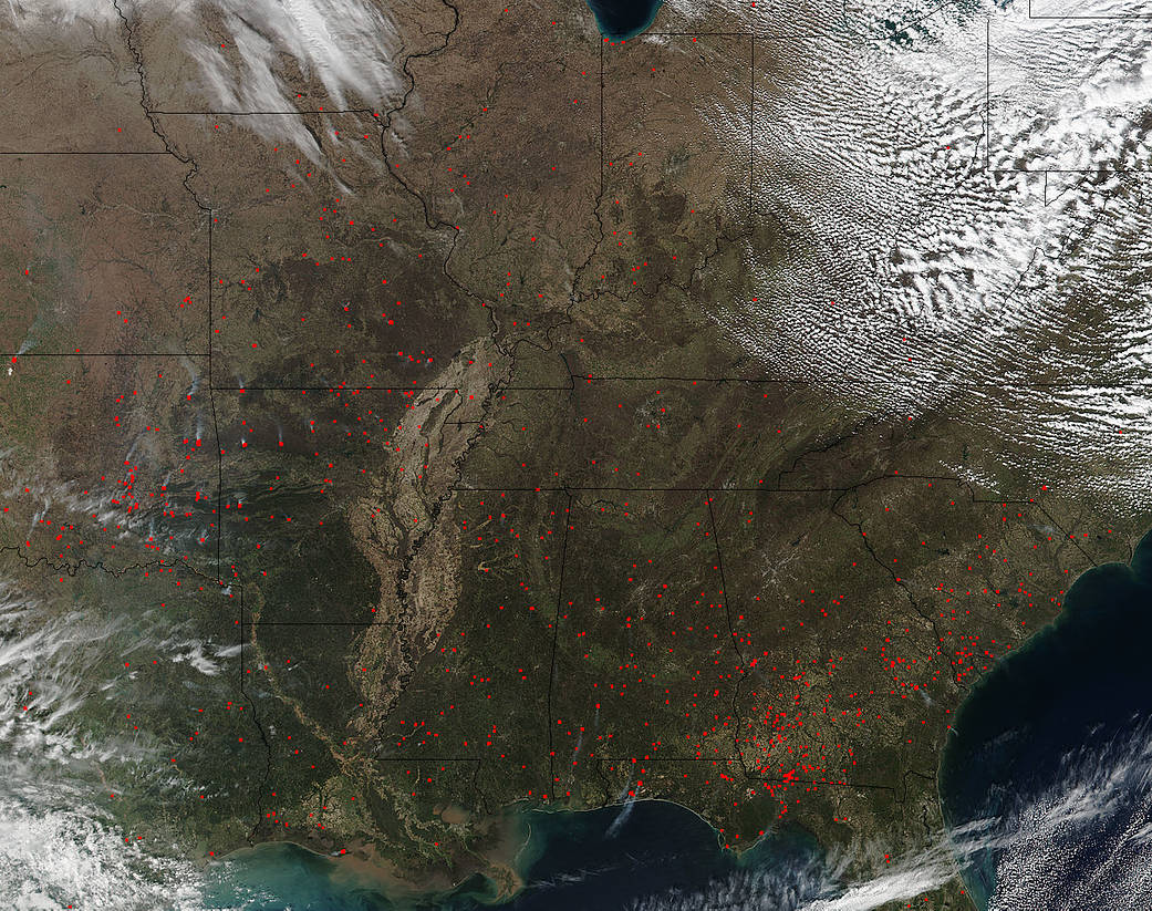 fires in the Eastern U.S.