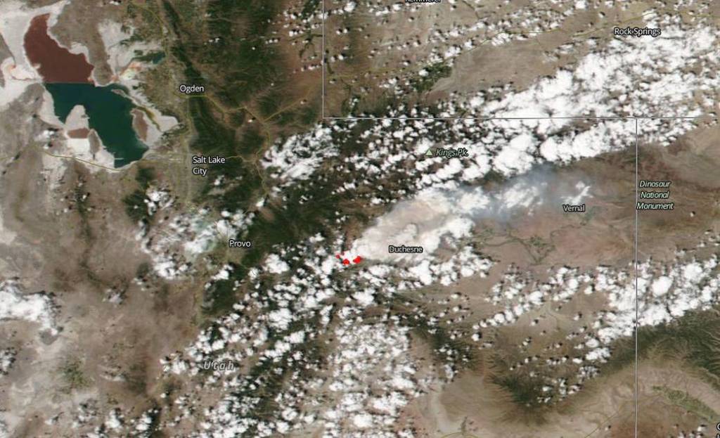 Utah’s Dollar Ridge Fire Explodes In Size