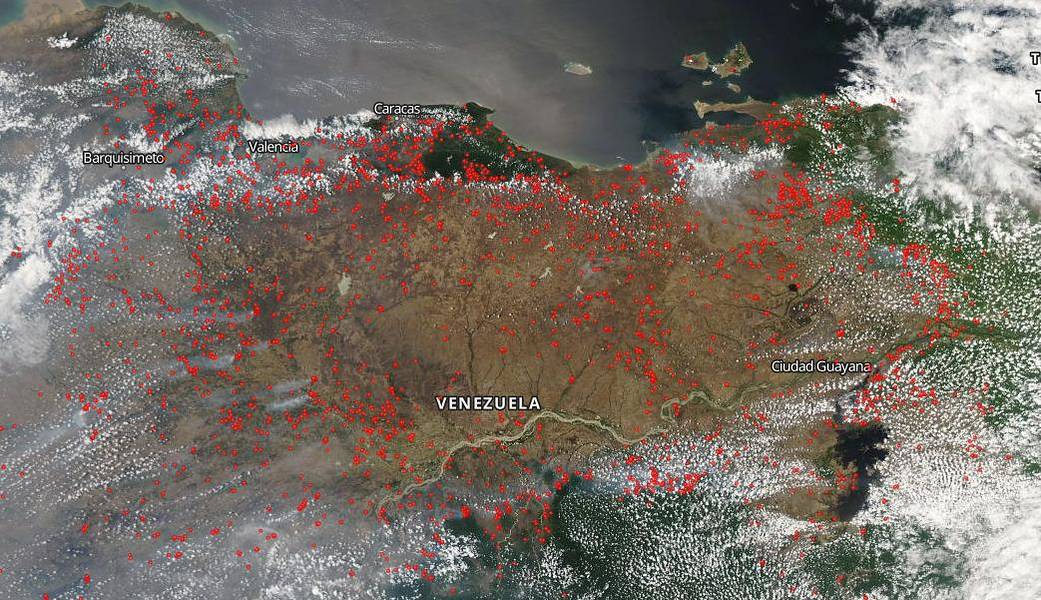 Suomi NPP Image of Venezuela