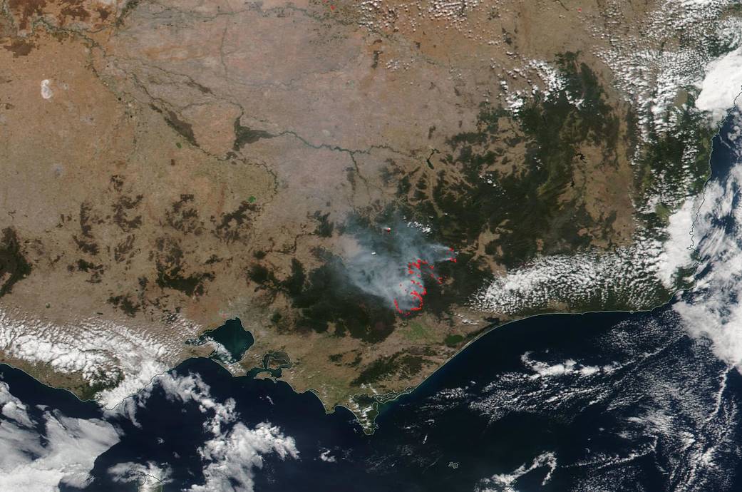 Fires in Victoria, Australia