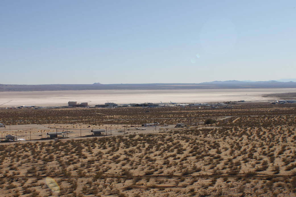 Rogers Dry Lake from Aeronautical Tracking Facility 1 (ATF 1)