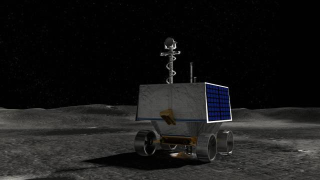VIPER Drills on the Moon