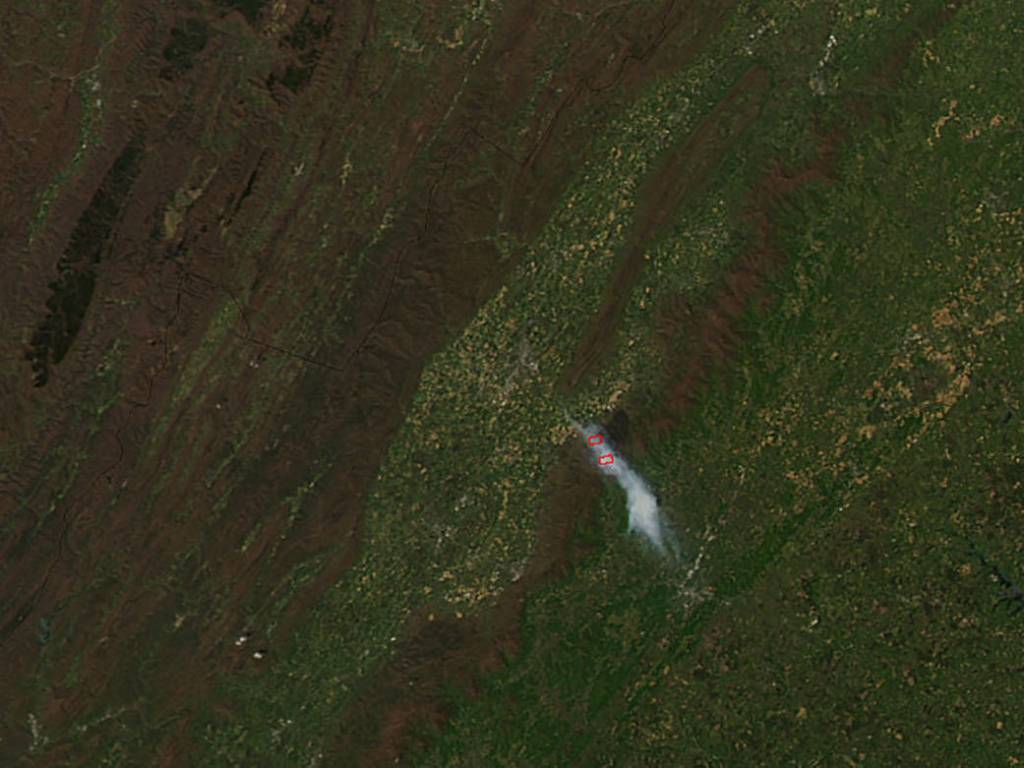 Rocky Mountain Fire Still Aglow in Virginia