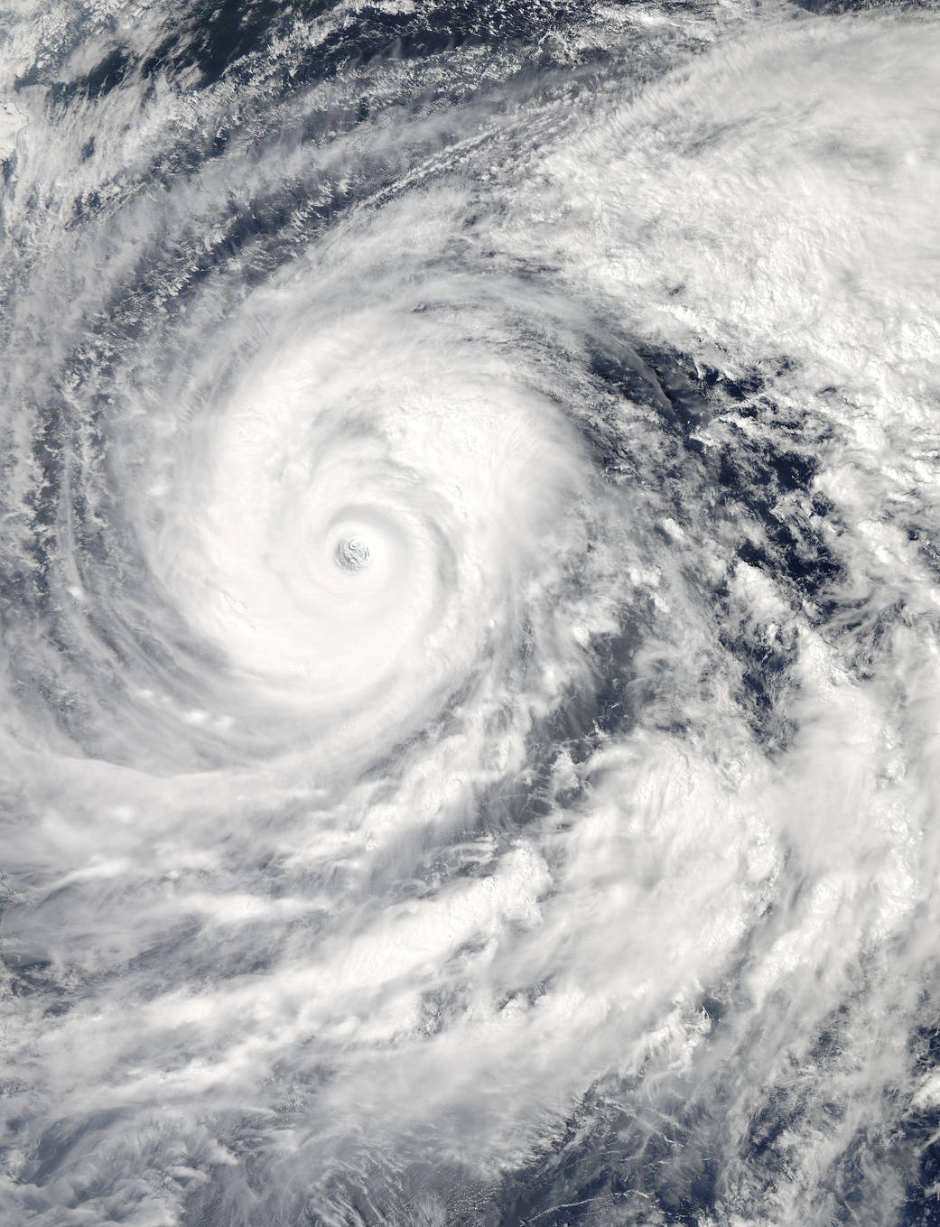 Image of Super Typhoon Vongfong taken by NASA's Aqua satellite