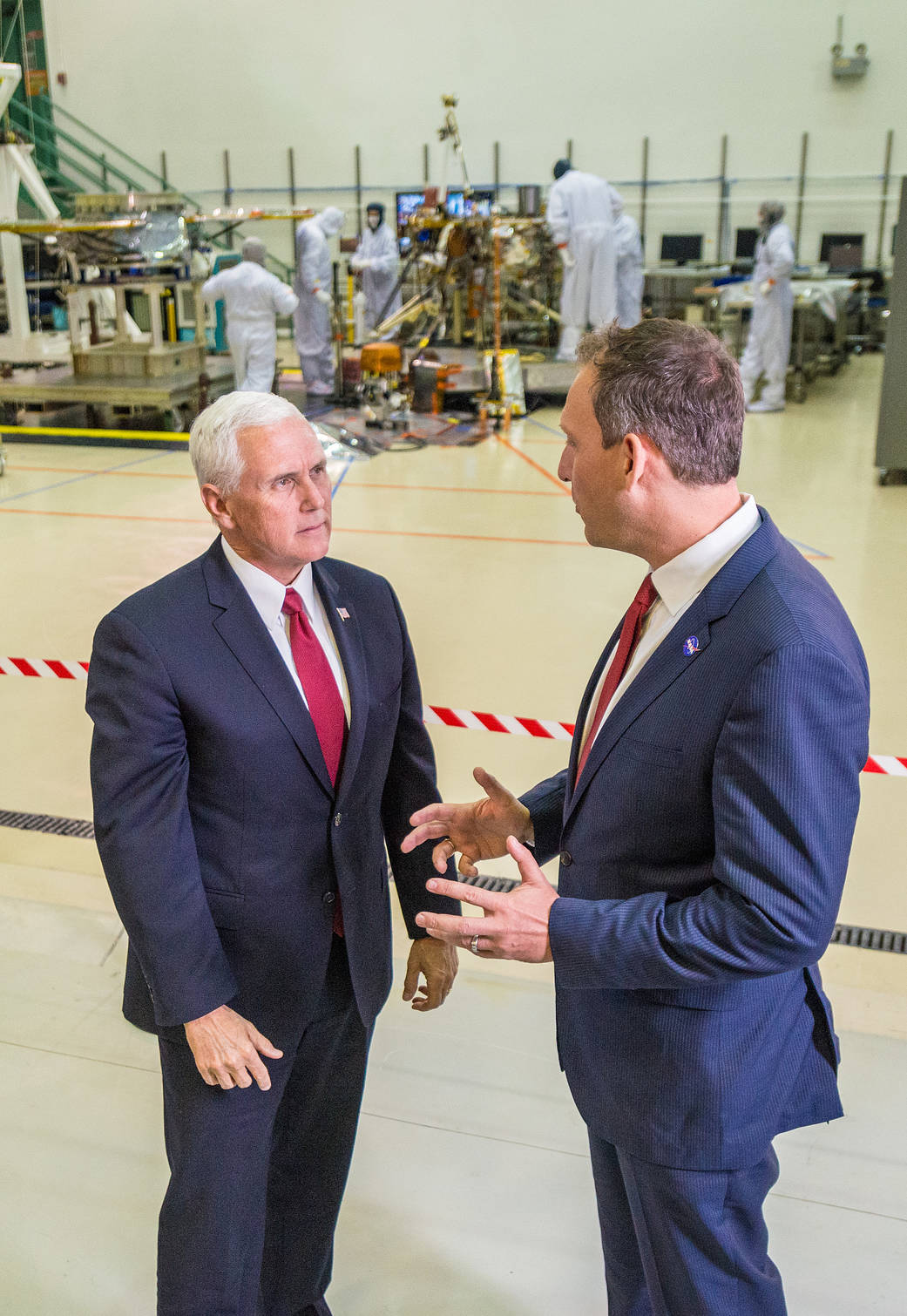 Vice President Mike Pence visits the Lockheed Martin facility