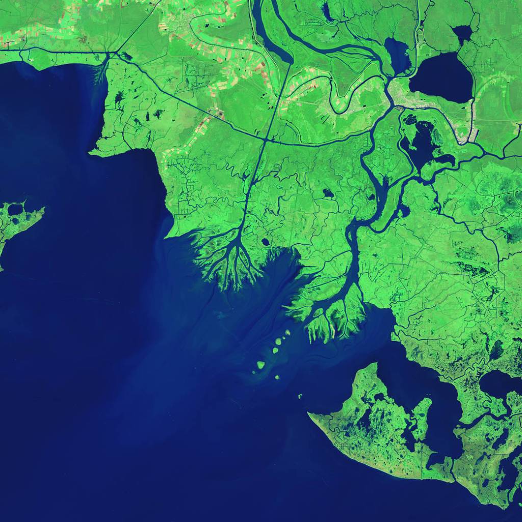 Growing Deltas in Atchafalaya Bay