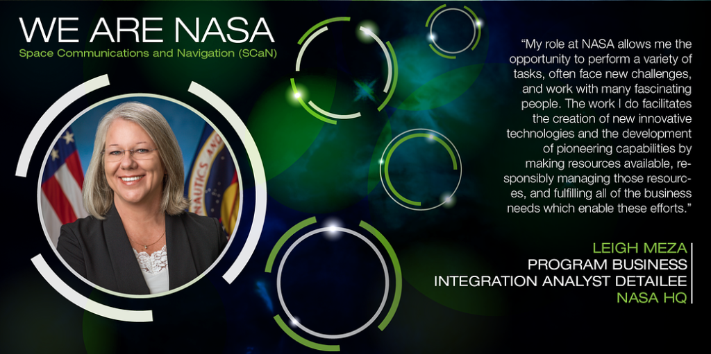 We Are NASA: Leigh Meza, Program Business Integration Analyst Detailee