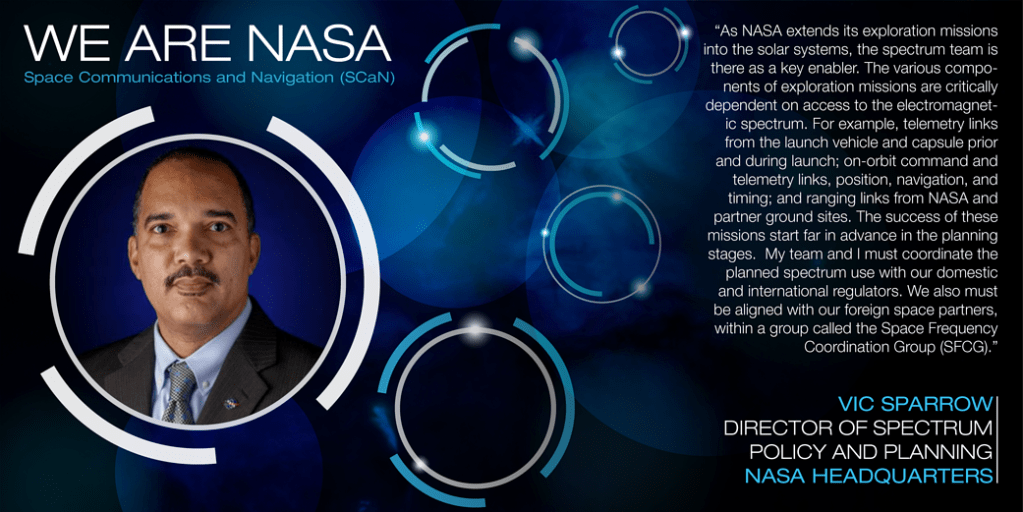 We Are NASA: Vic Sparrow, Director of Spectrum Policy and Planning